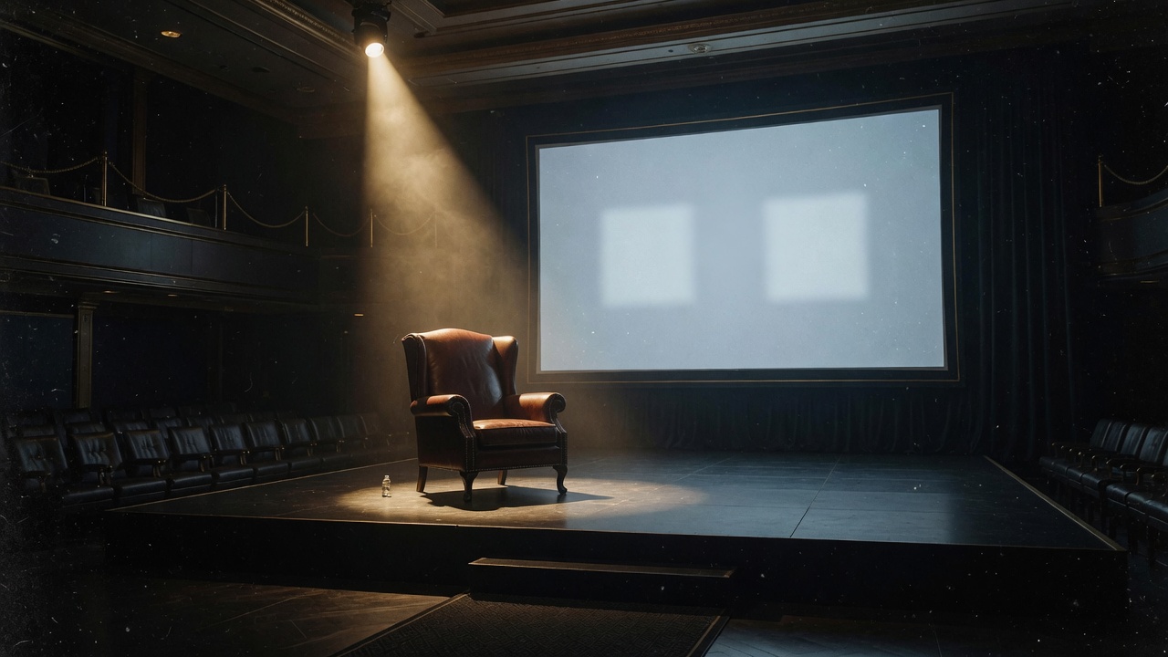 Foundurr — an empty founder chair under a spotlight