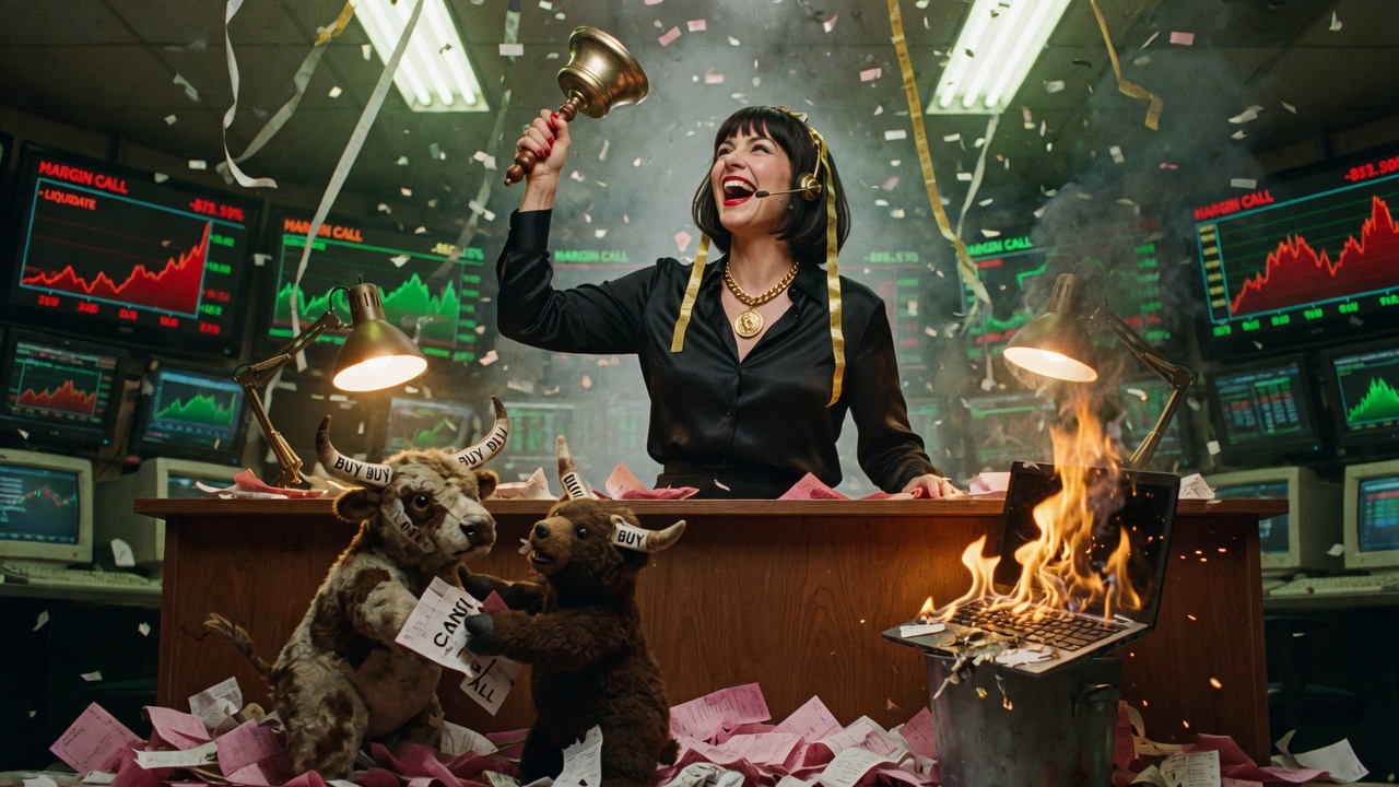 Tradurr — Callie Margin ringing a brass bell